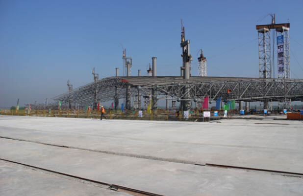 双流县网架顶升施工方案