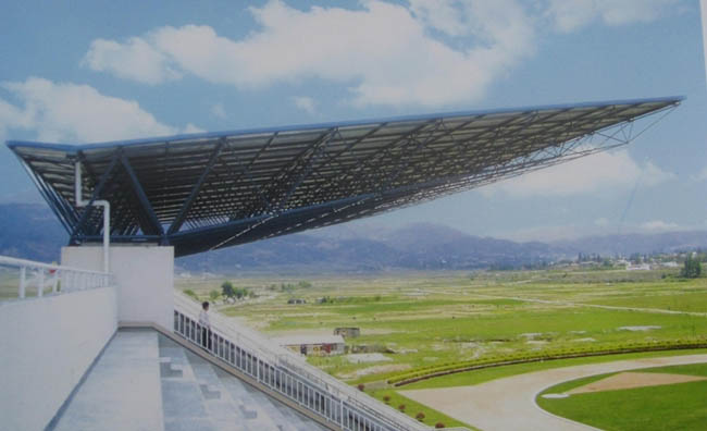 双流县体育场看台网架工程